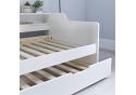 Taylor 3ft single white,wood,twin guest bed frame 4